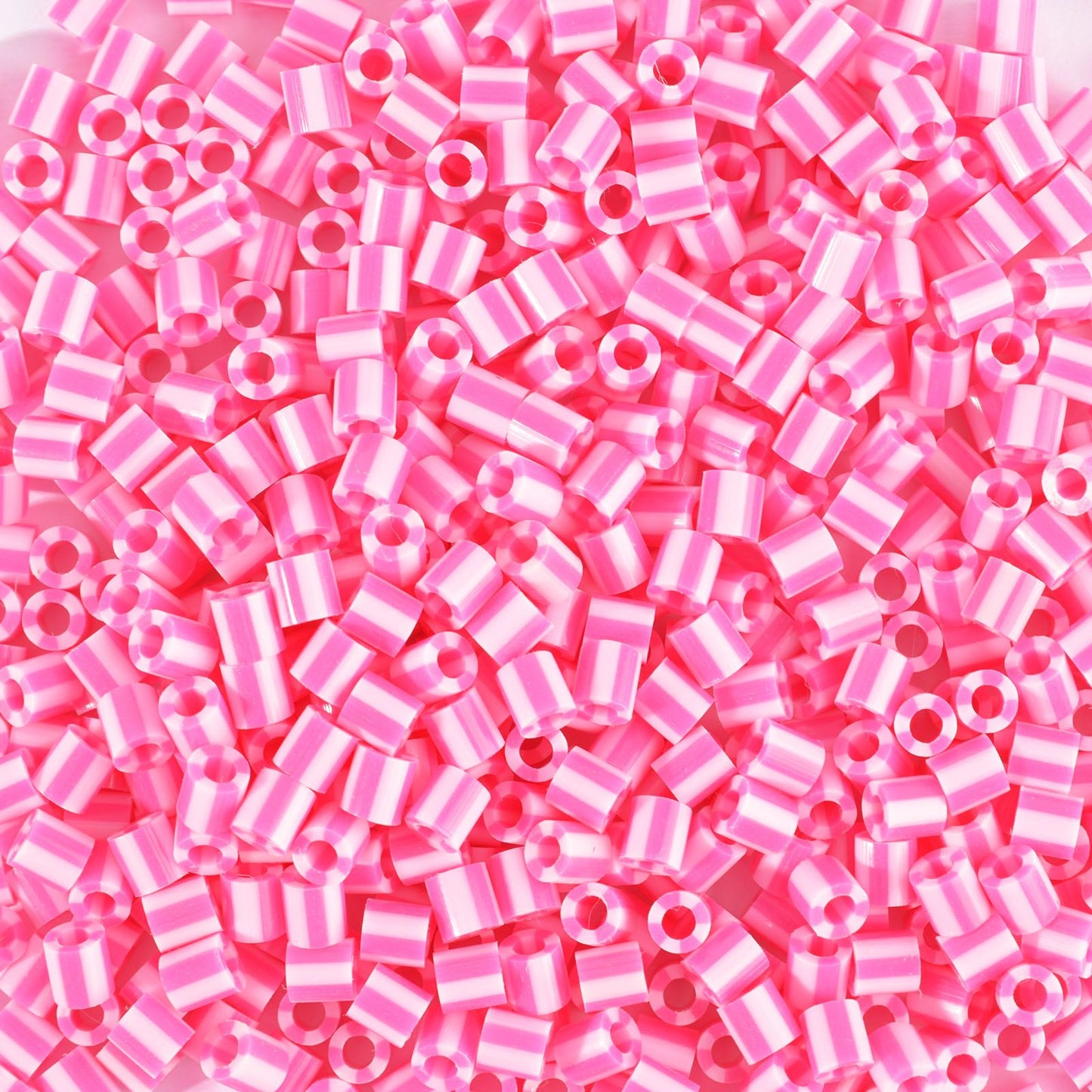 Vaessen creative • strijkkralen tweekleurig roze-fuchsia 550st.