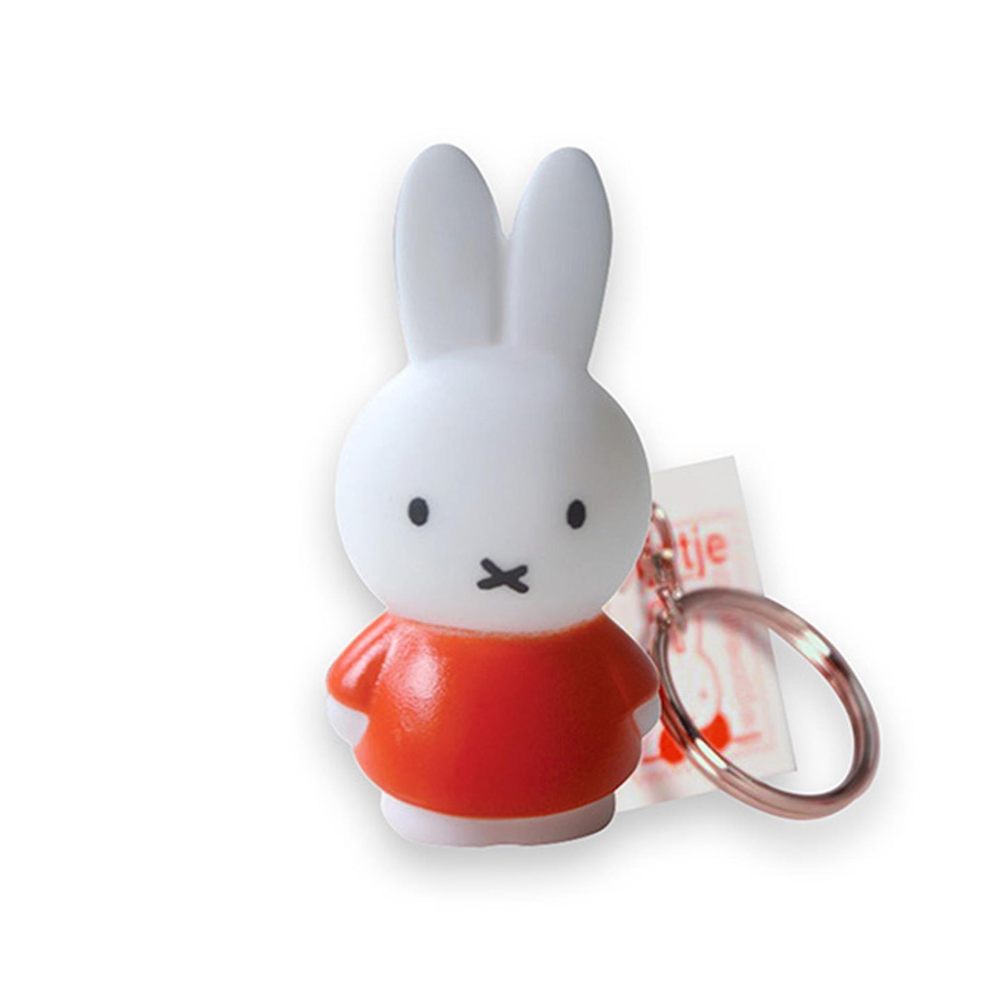Nijntje 3d sleutelhanger rood 6cm