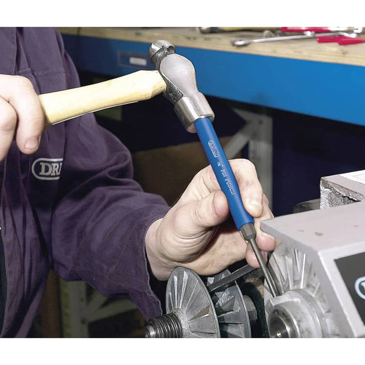 Draper tools koudbeitel en drevel set blauw 12-dlg 26557