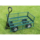 Draper tools draper tools tuinwagen staalgaas 86,5x46,5x21 cm groen en zwart - afbeelding 2