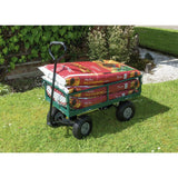 Draper tools draper tools tuinwagen staalgaas 86,5x46,5x21 cm groen en zwart - afbeelding 3