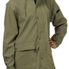 Mirage regenjas rainfall trenchcoat - maat m - gemaakt van polyester soft touch - olive green
