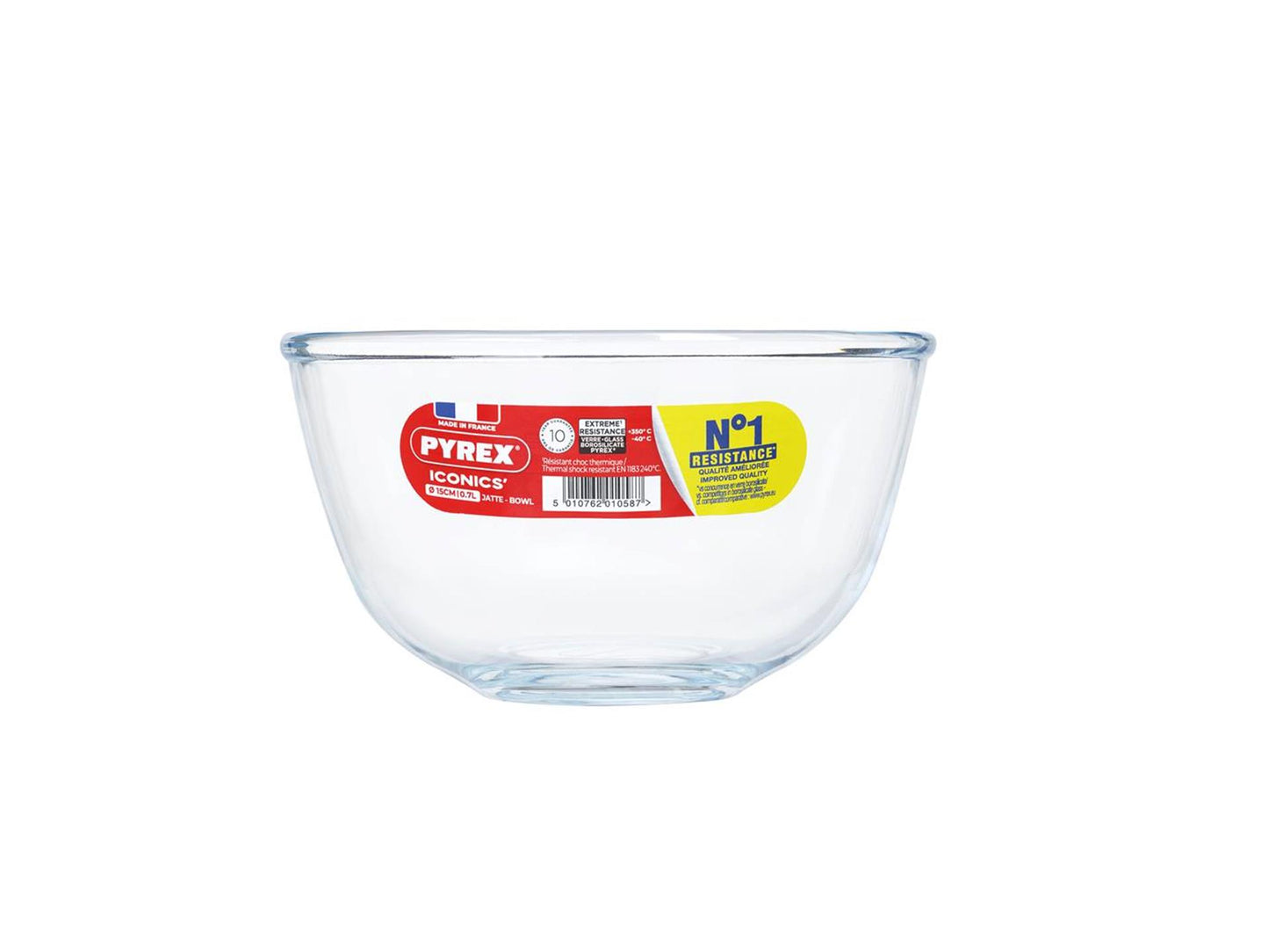 Pyrex mengkom glas 14 cm - 0,5 l