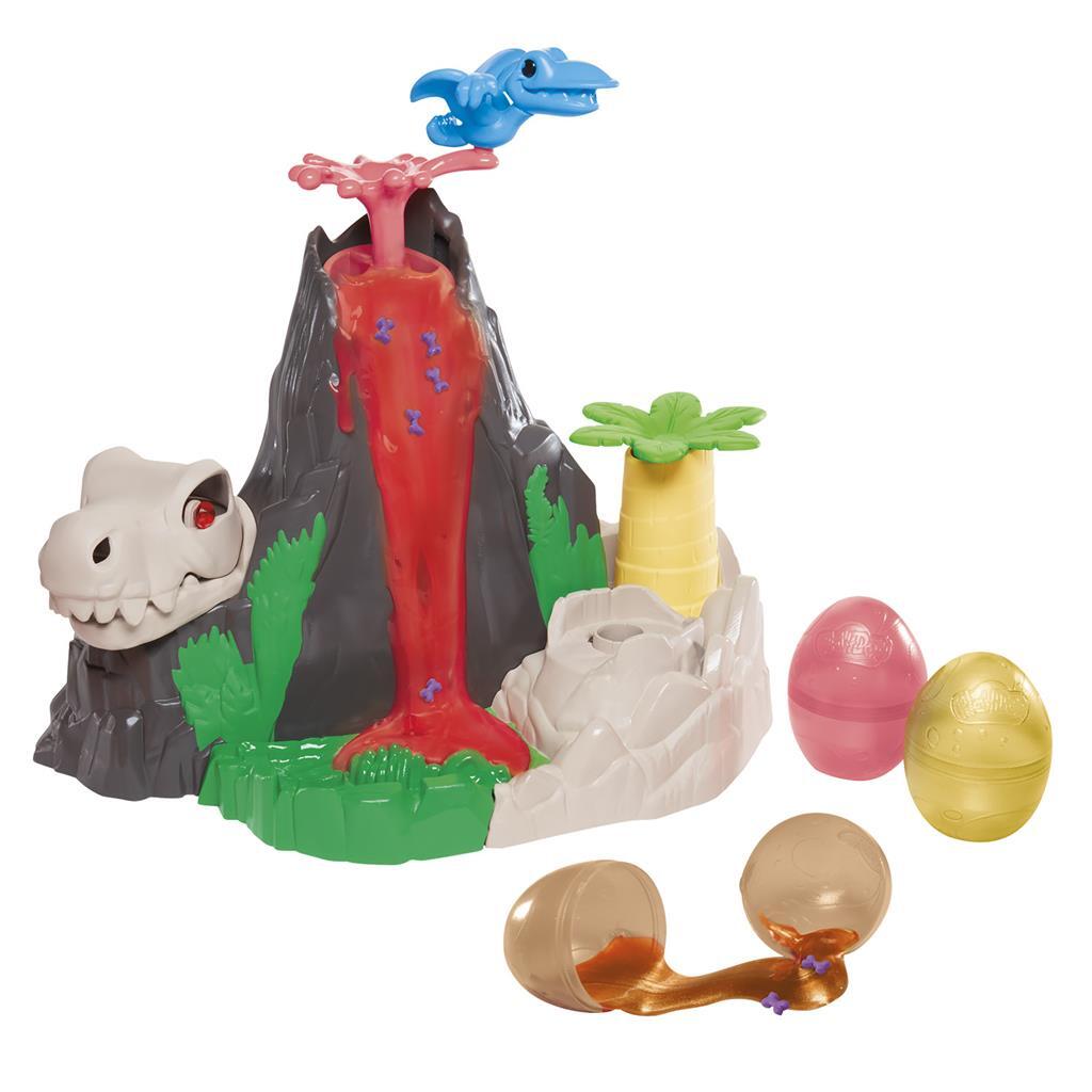Hasbro play-doh slime hydro glitz dino vulkaan