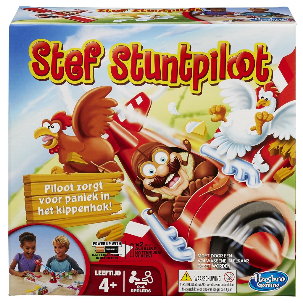 Hasbro stef stuntpiloot - bordspel