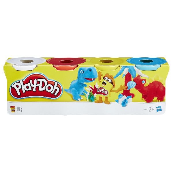 Play-Doh 4-Pack (Zoete Kleuren)