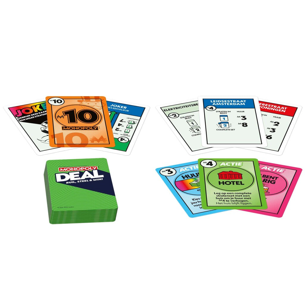 Hasbro monopoly deal kaartspel - nederlandse editie