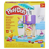 Play-doh regenboog softijs speelset - 5 kleipotjes - afbeelding 1