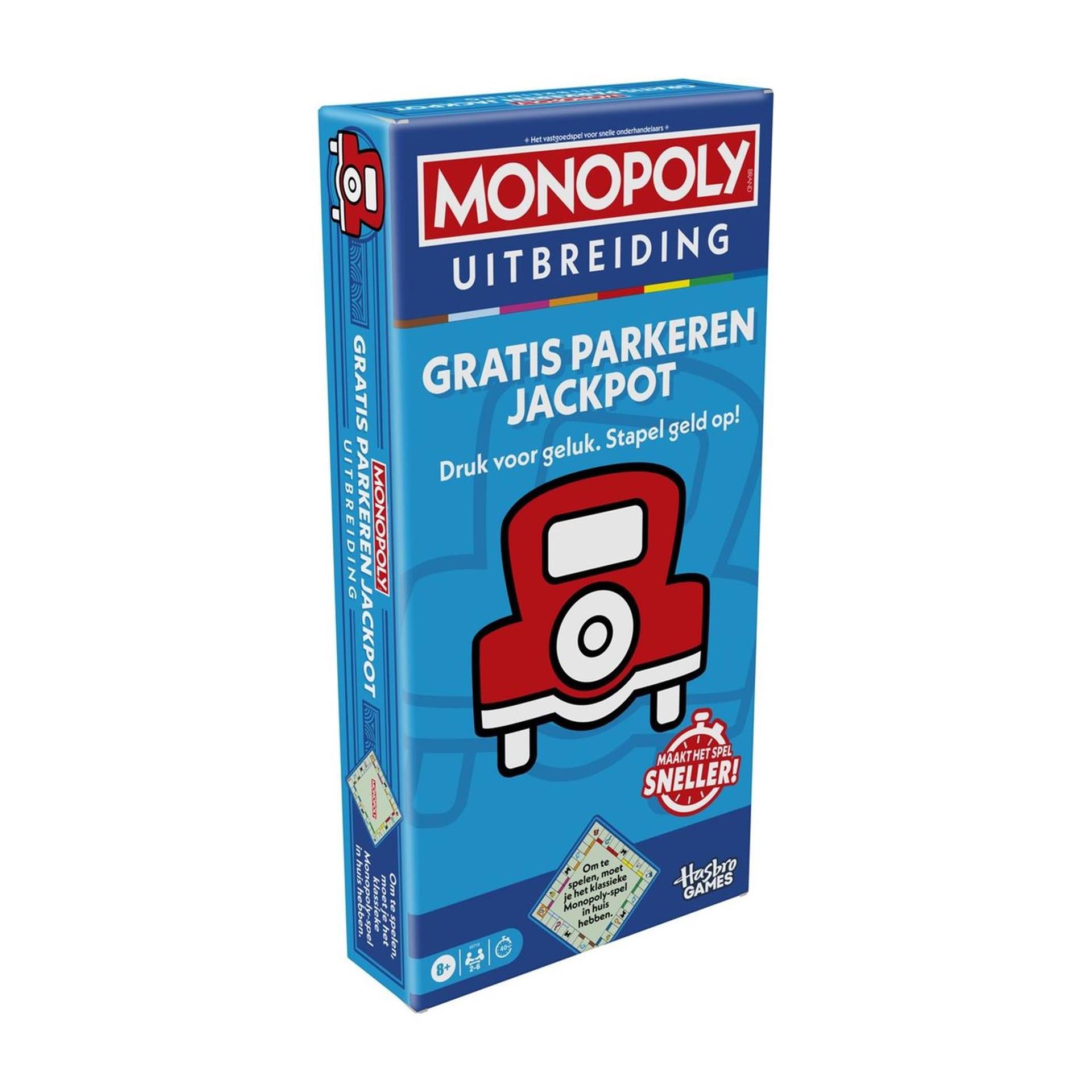 Hasbro monopoly gratis parkeren jackpot uitbreiding