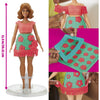 Play-doh -set barbie bloemen en franjes - maak poppenkleertjes - boetseerklei