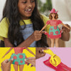 Play-doh -set barbie bloemen en franjes - maak poppenkleertjes - boetseerklei