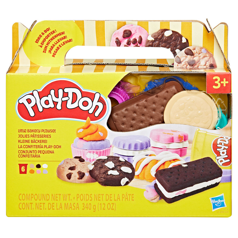 Play-doh kleine bakkerij - 6 kleipotjes