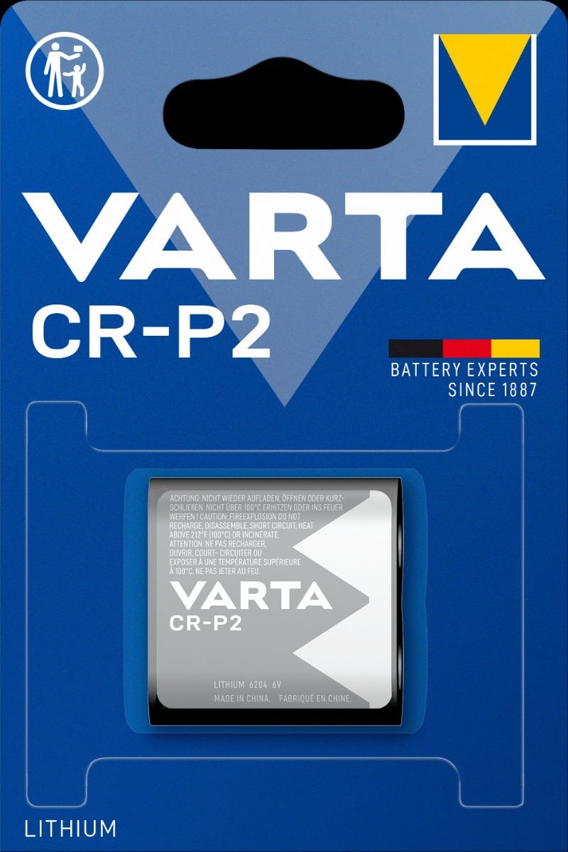 Varta batterij cr-p2 shimano auto d