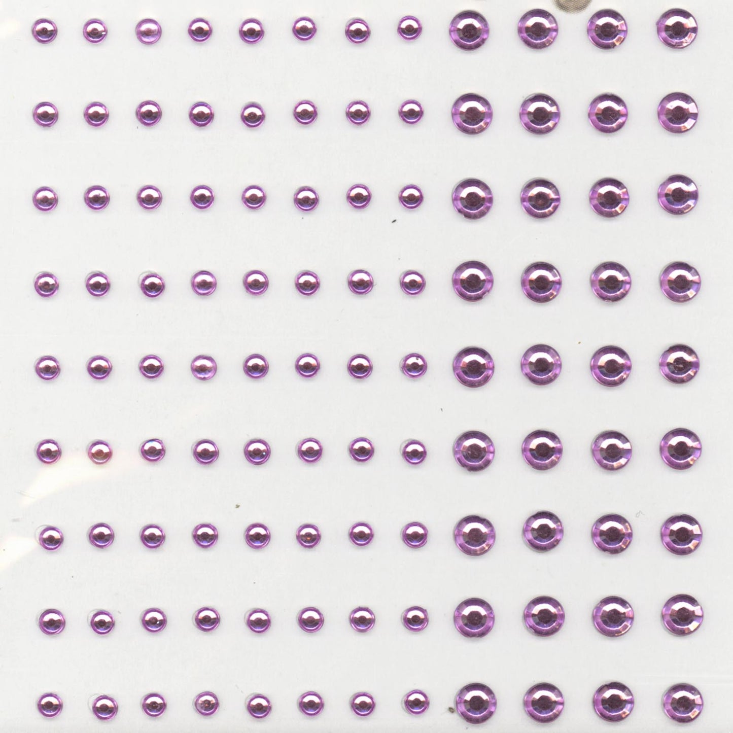 Vaessen creative • strass steentjes half zelfklevend 3+5mm 108pcs lichtroze