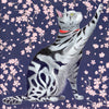 Kaart+envelop. sakura poes. 16x16 cm