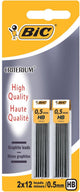 Bic criterium - potloodvulling - hb - 0,5 mm - 24 stuks