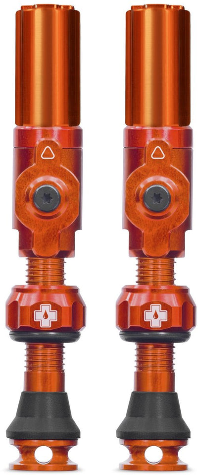 Muc-off tubeless ventiel set 60mm oranje
