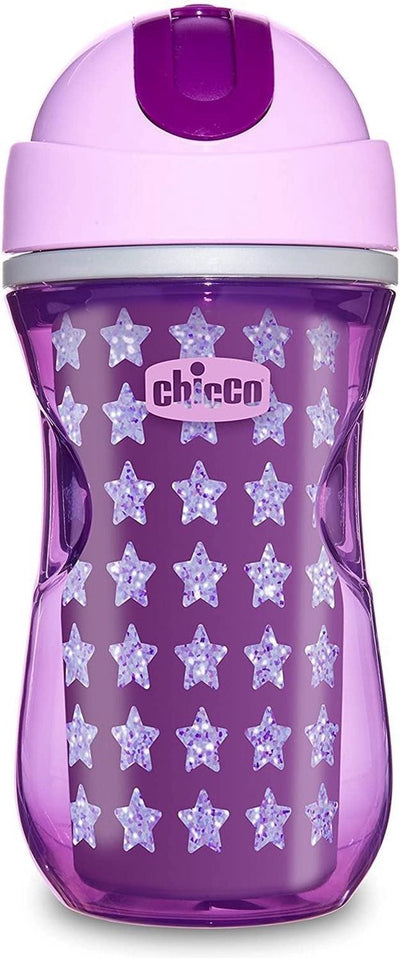 Chicco drinkbeker sport meisjes 266 ml siliconen paars