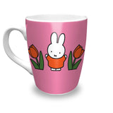 Nijntje mok relax tulpen roze h10,5cm dia8,cm - afbeelding 1