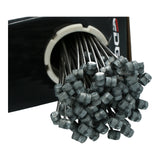 Edge rem binnenkabel 2250mm rvs1,5mm 1x19 draad rvs - 6 x 7 t-nippel (100 stuks) - afbeelding 3