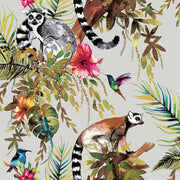 Dutch wallcoverings behang aap zilverkleurig - afbeelding 1