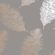 Dutch wallcoverings behang fawning feather grijs en roségoudkleurig - afbeelding 2