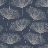 DUTCH WALLCOVERINGS DUTCH WALLCOVERINGS Behang Fleur marineblauw en grijs - afbeelding 2