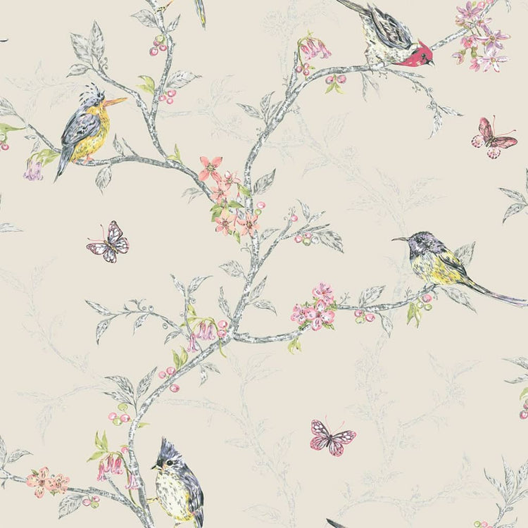 Dutch wallcoverings behang phoebe beige