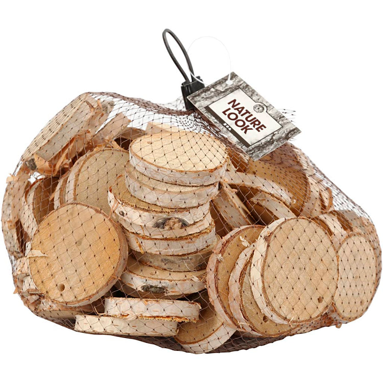 Creativ company http: www.cchobby.nl houten-schijven-met-gat-d-35-45-mm-gatgrootte-4-mm-dikte-7-mm-500-gr-1-doos