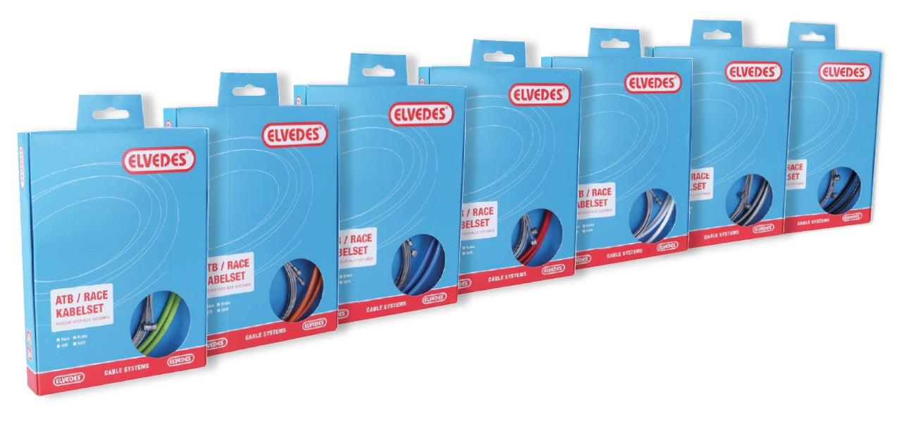 remkabel set universeel 2015009 zwart 8-delig