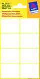 Kangaro etiket zweckform 38x29mm wit blister a 40 etiketjes. bundel a 10 pakjes