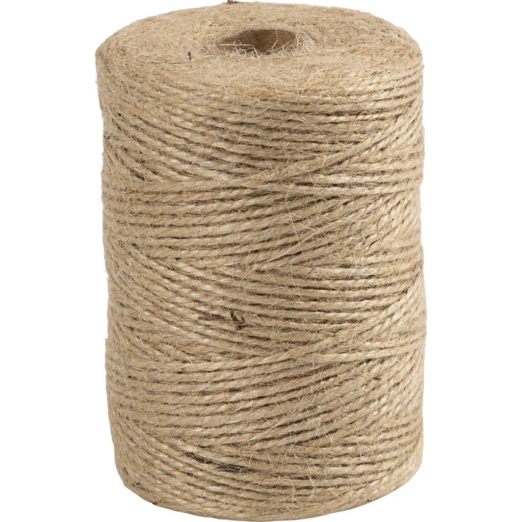 Creotime natuurlijk hennep touw 2mm, 190m