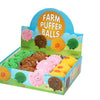 Boerderij puffer bal, 4 assortie. 3+