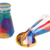 Regenboog slime in fles. 3+