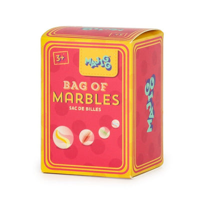 Retro zak met knikkers. 12 stuks. 3+