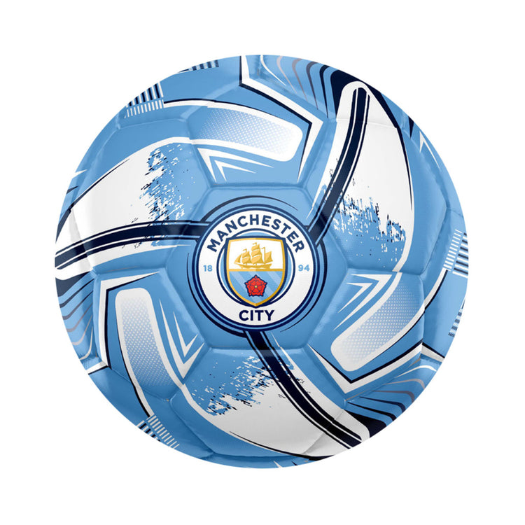 Overige merken voetbal manchester city maat 5 blauw wit zwart