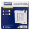Renson 1006452 - afsluitbare ventilator met timer 7222t wit ø 125 | 2 stuks
