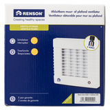 Renson 1006452 - afsluitbare ventilator met timer 7222t wit ø 125 | 2 stuks - afbeelding 2