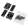 Mack 1071162 - 4 smalle scharnieren zwart h 33 x b22 mm | 5 stuks