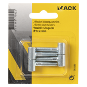 Mack 1071182 - 2 meubel inboorpaumellen verzinkt ø 9 x 23 mm | 5 stuks - afbeelding 2