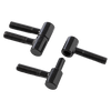 Mack 1071183 - 2 meubel inboorpaumellen zwart ø 9 x 23 mm | 5 stuks