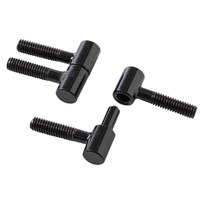 Mack 1071183 - 2 meubel inboorpaumellen zwart ø 9 x 23 mm | 5 stuks