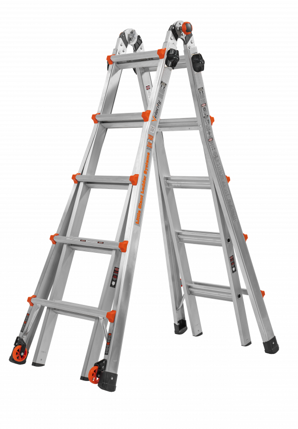 Altrex little giant velocity | 4x6 sporten | aluminium telescopische vouwladder - 503916