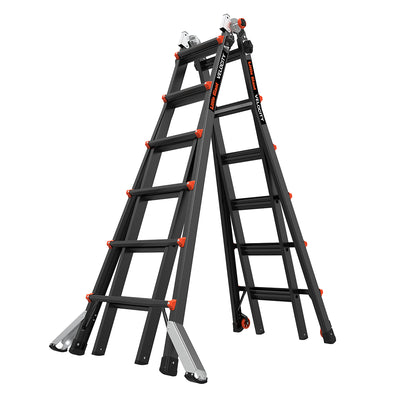 Altrex velocity black pro vouwladder | 4 x 6 sporten - 503946