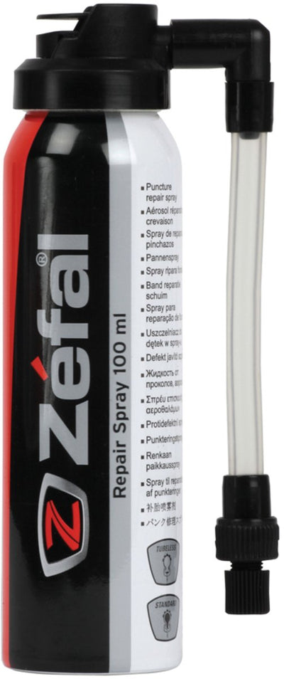 Zefal bandenreperatiespray – voor noodsituaties – voor gaten kleiner dan 2mm – schuim – 100 ml