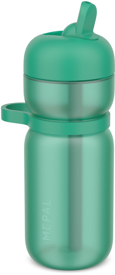 Mepal drinkfles flip sport - 600 ml - flip en drink - lekdicht - draaglus en comfortabele grip - vaatwasmachinebestendig - drinkflessen - apple green