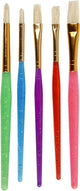 Creotime kwasten voor kinderen divers, 4st.