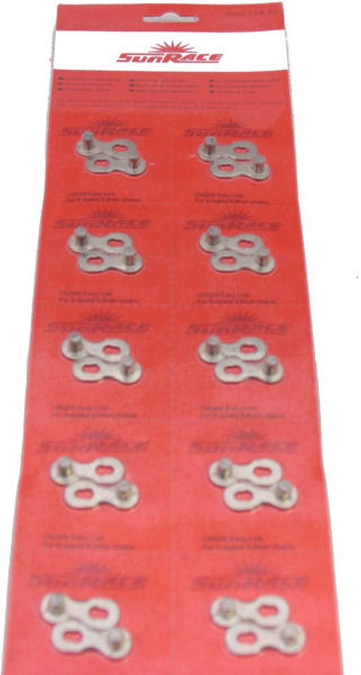 Sunrace kettingschakel 9 speed cnq09 easy link (10 stuks)