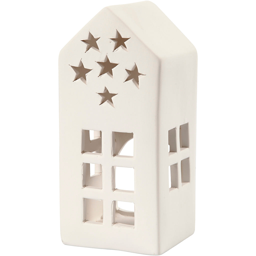 Https: www.cchobby.nl waxinelichthouder-huis-h-16-cm-afm-7x7-cm-wit-8-stuk-1-doos