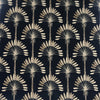 Dutch wallcoverings behang palm palace zwart en goudkleurig